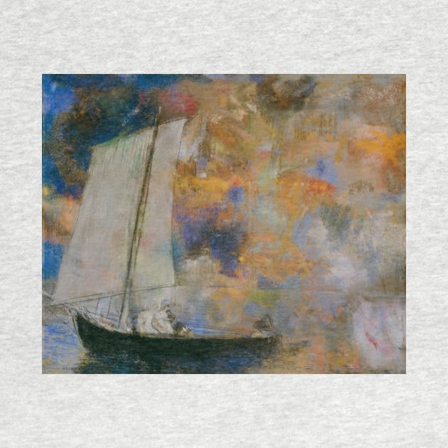 Flower Clouds by Odilon Redon by Classic Art Stall